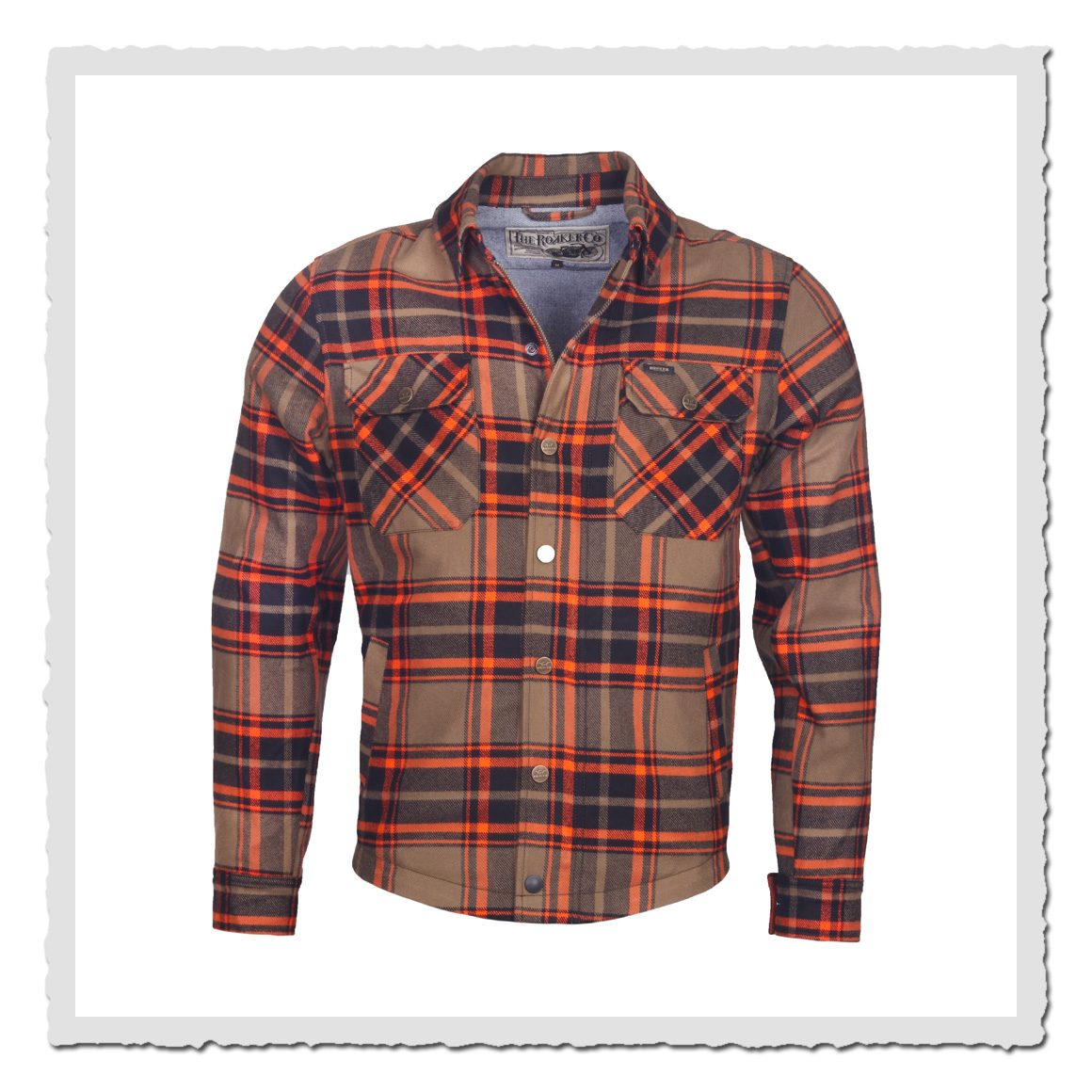 Rokker Colorado Rider Shirt Orange/Green